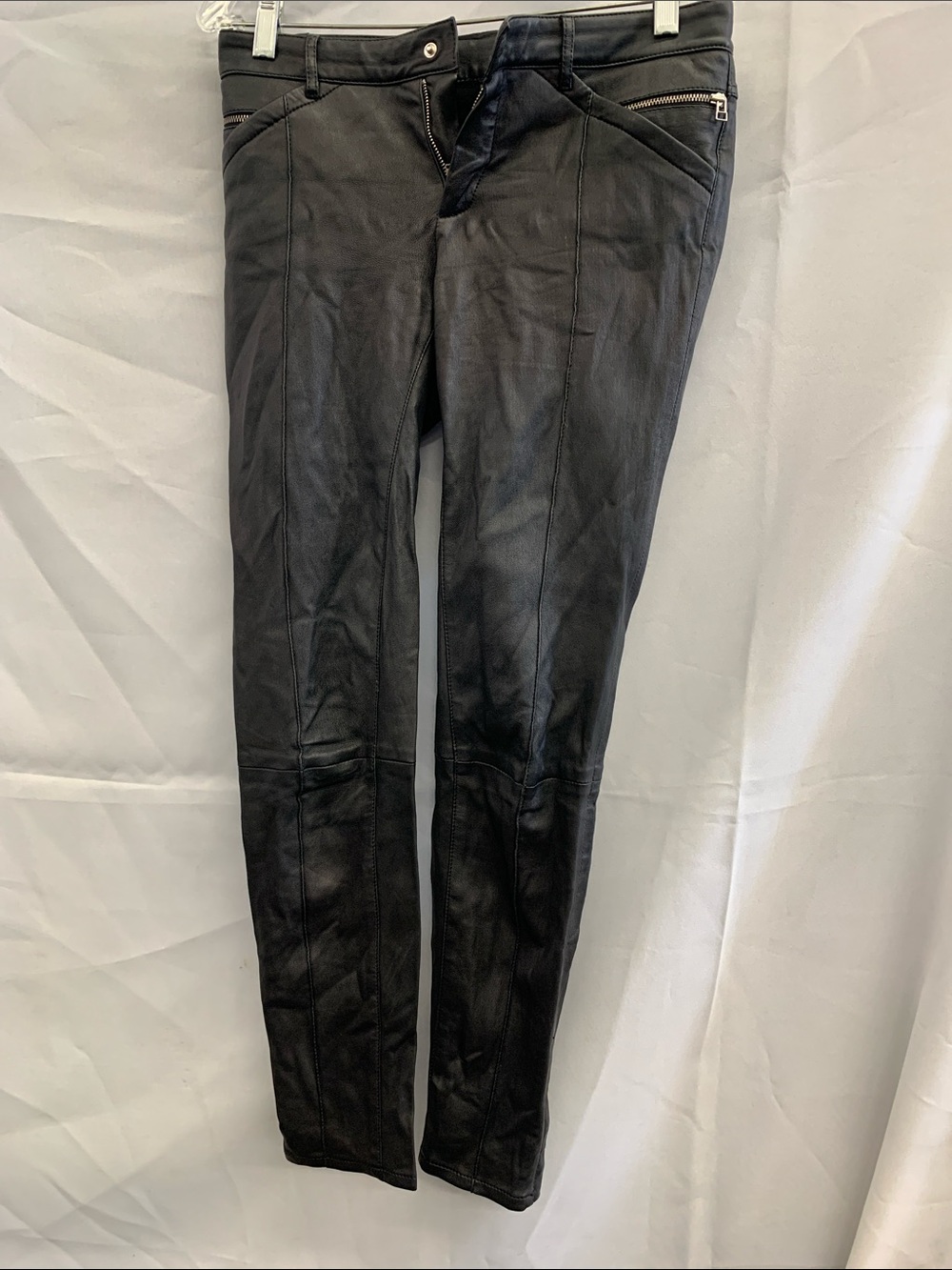 Black Women's Faux Leather Skinny leggings